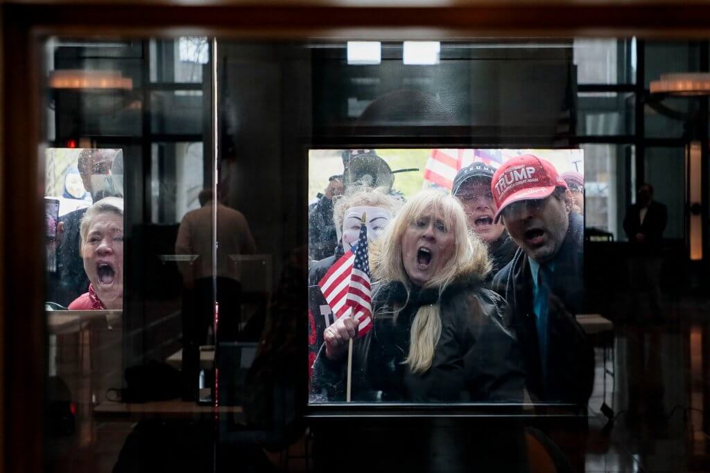 That Ohio protest photo looked like a zombie movie. Zombie movie directors think so, too.
