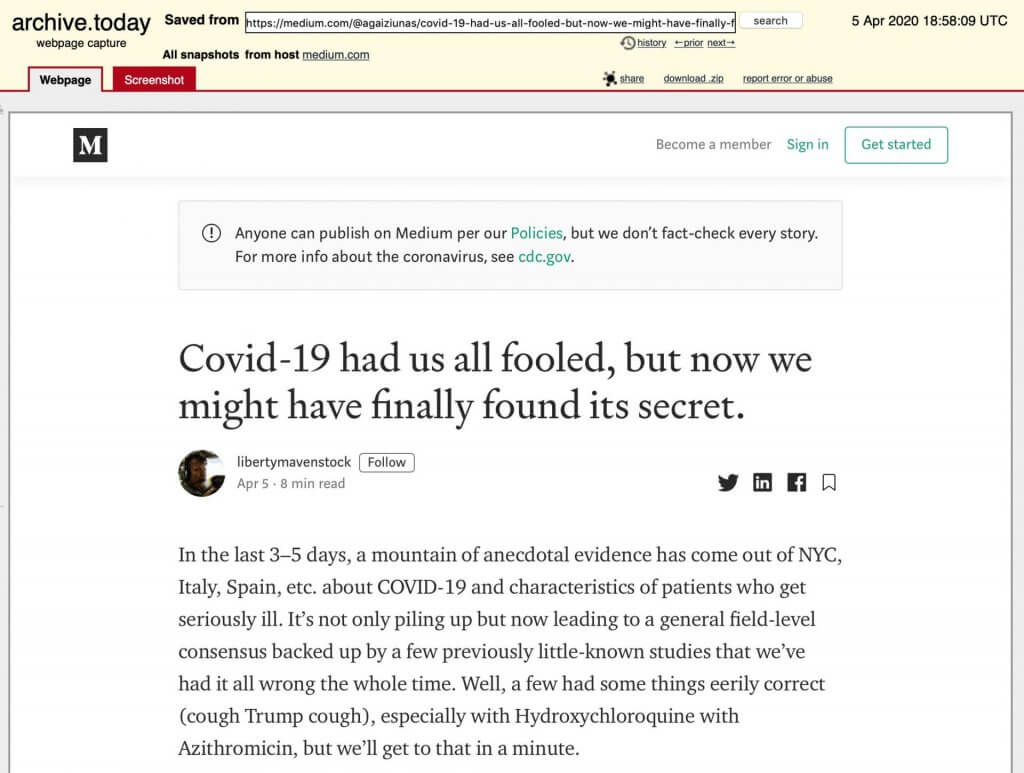 REAL FAKE NEWS: Covid-19 had us all fooled, but now we might have finally found its secret.